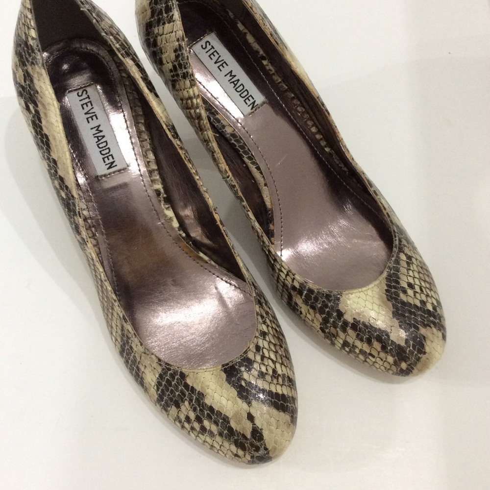 STEVE MADDEN Leopard Print Pumps Size 8.5 - Picture 4 of 9